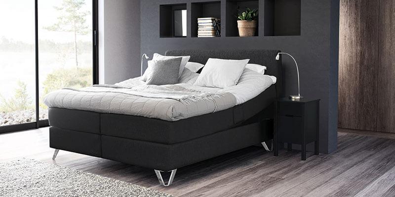 Jensen prestige seng med stålfødder